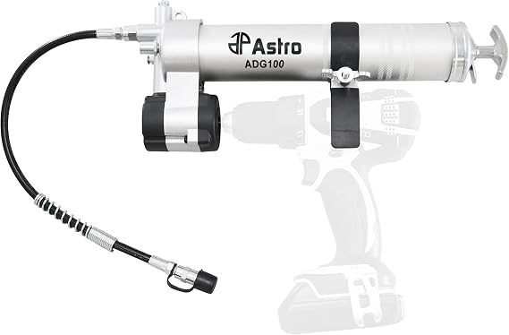 Astro Pneumatic Tool ADG100 Grease Gun Drill Adapter