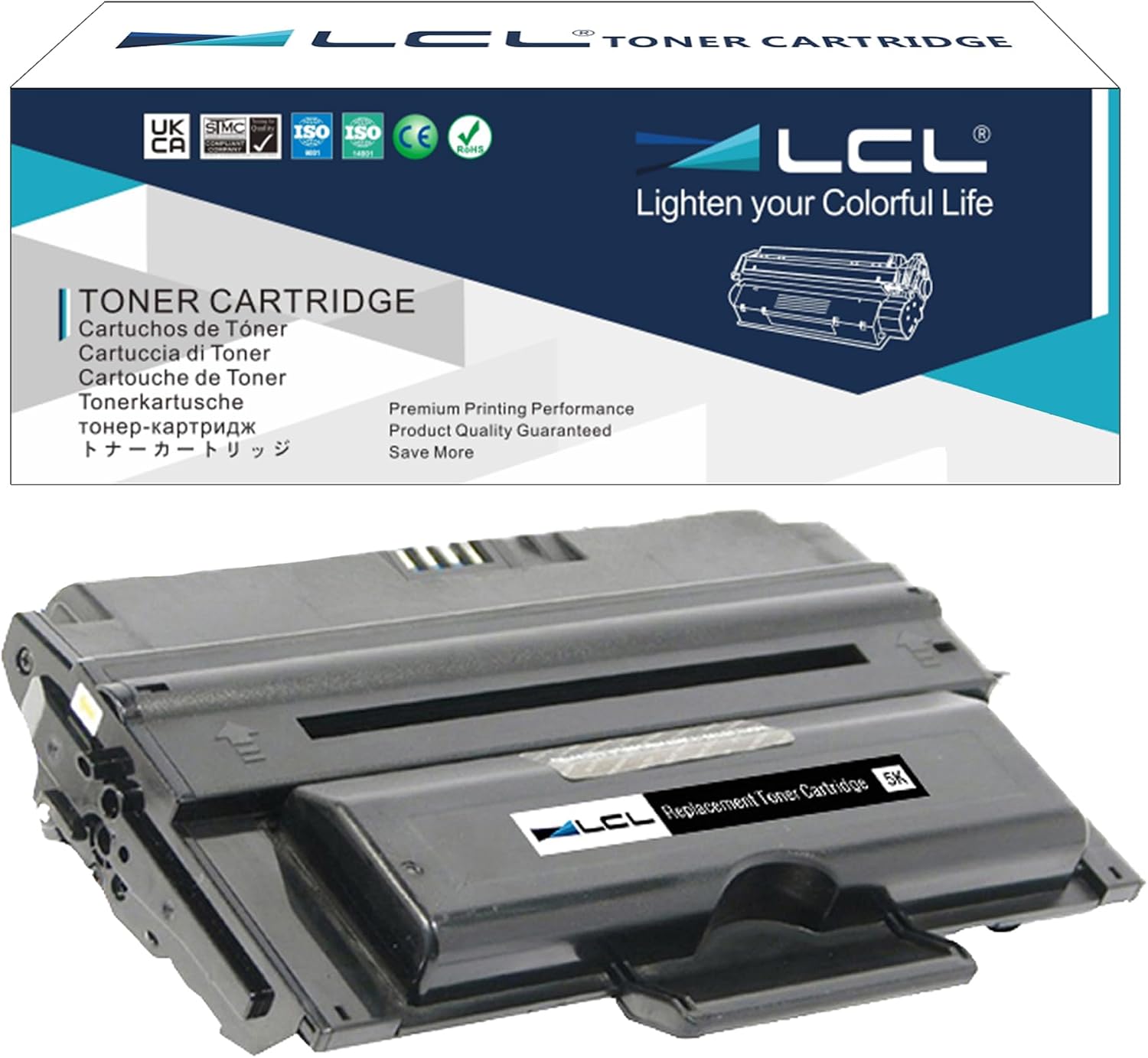 LCL Compatible Toner Cartridge Replacement for Dell 330-2209 330-2208 2335DN 6000 Pages for Dell 2235dn 2335D 2335DN 2355DN Printer 1-Pack Black