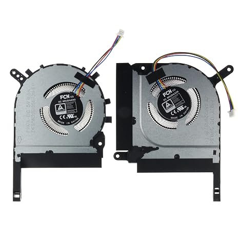 CPU GPU Cooling Fan for ASUS TUF A15 A17 2021 FA506IC FA506IE FA506IHR FA506QE FA506QM FA506QR FA706IC FA706IE FA706IHR FA706QE FA706QM FA706QR FX506HC FX506HE FX506HM FX706HC FX706HE FX706HM