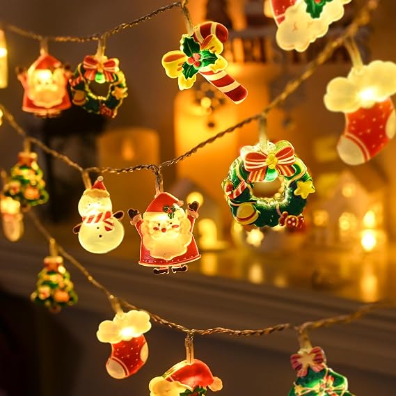 LOLStar Christmas String Lights, 20 LED Xmas Fairy Lights for Home Decor