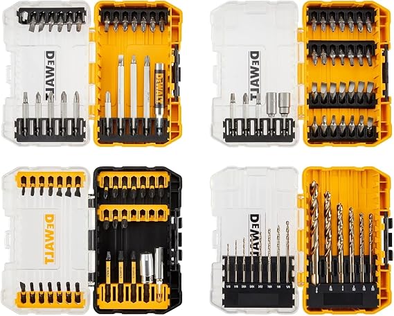 DEWALT Titanium Nitride Coated Drill Bit Set, Pilot Point, 21-Piece (DW1361)