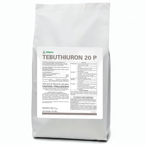 Alligare Tebuthiuron 20P Herbicide Weed Killer for Rangeland, Pastures, and Wildlife Habitats - Pre- and Post-Emergent Brush Killer - Long-Lasting, Selective Control of Woody Plants - 25 lb