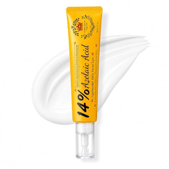 Azelaic Acid Face Cream for Daily Skincare, Lightweight Facial Moisturizer, Smooth and Comfortable Skin Feel, 1 Oz