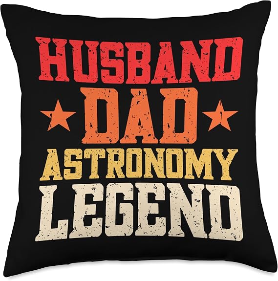 Astronomy Total Solar Eclipse Skywatcher Space Galaxy Throw Pillow