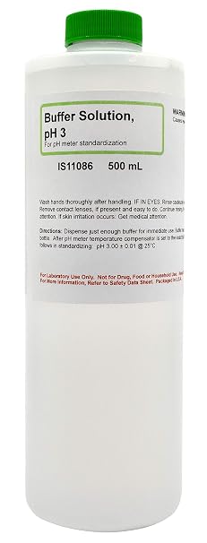 ALDON Innovating Science 3.00 pH Standard Buffer Solution, 500mL - The Curated Chemical Collection