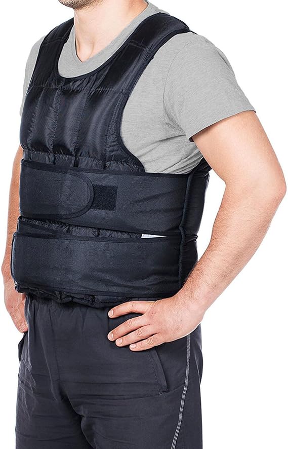 Weighted Vest | Adjustable Running Weight Loss Jacket | Cross fit & Cardio Fitness Training Home Gym