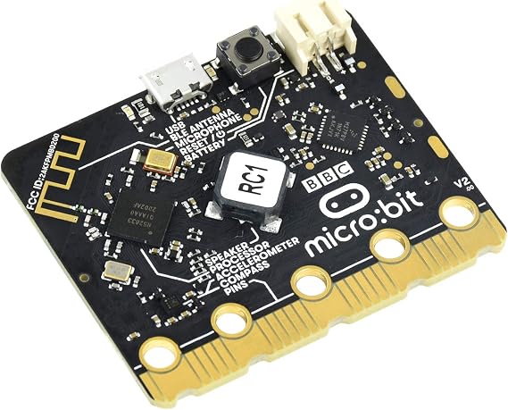 TOP1 BBC Micro:bit V2 ARM Development Board for Youth Programming Education Motherboard 128KB RAM Built-in Speaker and Microphone