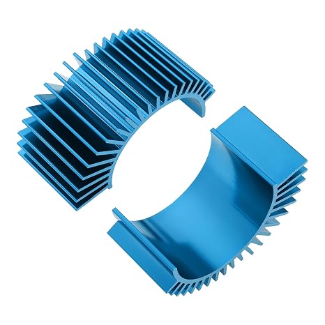 2-Pack HobbyPark Aluminum Electric Motor Heat Sink Cooling Fins for RS540 550 540 3650 Size RC Parts