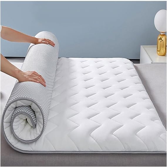 Full Size Japanese Floor Mattress Futon Mattress - Foldable Latex Soft Mattress, Thick Futon Tatami For Home Dormitory Size : 47.2 x 78.7 inches 120 x 200 cm