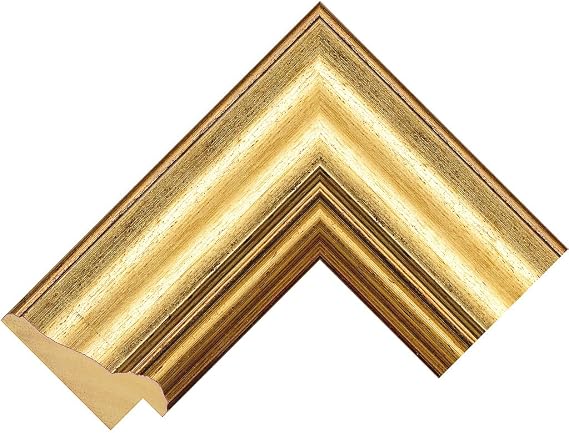 Customisable Bezel/Frame compatible with the Samsung Frame TV (55 inch) - Wide Gold Frames (Reverse Gold 63mm)