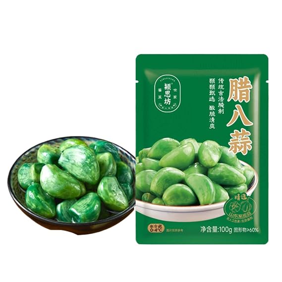 Laba Garlic 100g*3 Packs, Ready-to-Eat, No Additives, Traditional Chinese Pickled Garlic