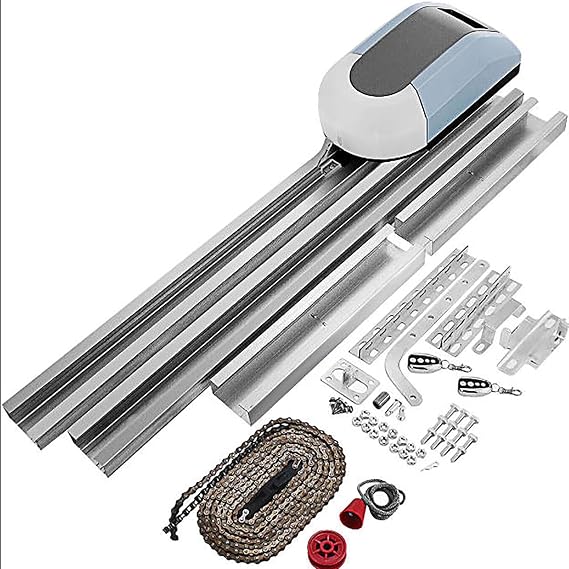 Electric Gate Opener 1000N, Heavy Duty Electric Garage Door Opener Kit,Single Swing Gate Opener with Remote Complete Kit for Chain Link Garage Farm