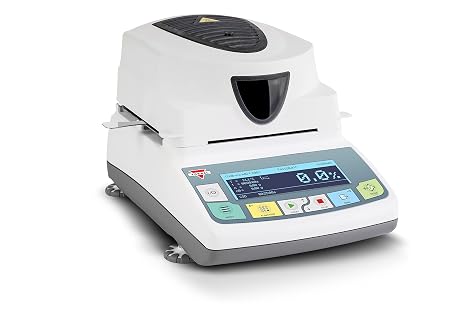 BTS110 Moisture Analyzer, 0.1% Readability, 160C, 110g x 0.01g, Backlit Graphical LCD Display, USB Interface, Compact Design, 4 Drying Modes