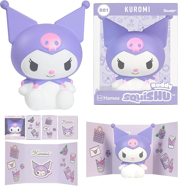 Hamee SquiSHU Buddy 001 Hello Kitty and Friends Rising Squishy Toy - Kuromi