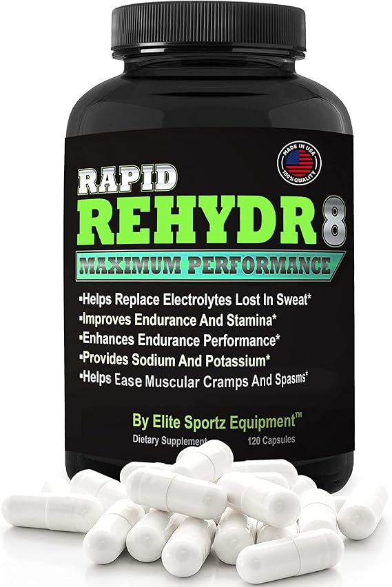 Elite Electrolyte Tablets - Pack of 120 Unflavored Hydration Pills for for Energy Restoration and Fast Recovery - Gluten and Sugar-Free, Keto-Friendly Salt Tablets for Runners and Athletes