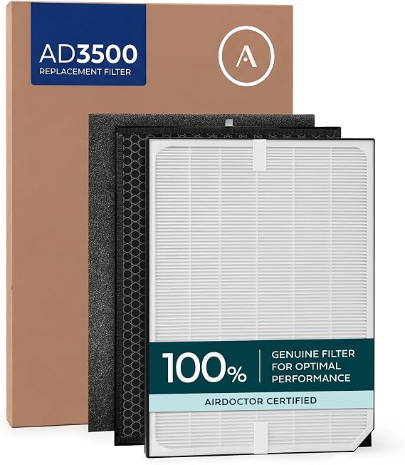 Genuine AirDoctor AD3000/3500 d Quality & Performance. Removes Smoke, Pollen, Pet Dander