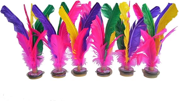 Baitaihem Kick Shuttlecock Chinese Jianzi Colorful Feather Foot Sports Outdoor Exercise