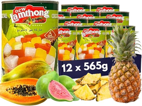 Tinned fruit in syrup - 12x565g Fruit Cocktail