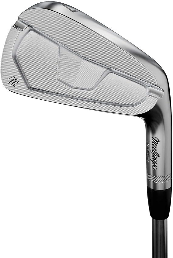 MacGregor MT Milled Golf Iron Clubs Set, Chrome Satin, Steel, Mens Right Hand