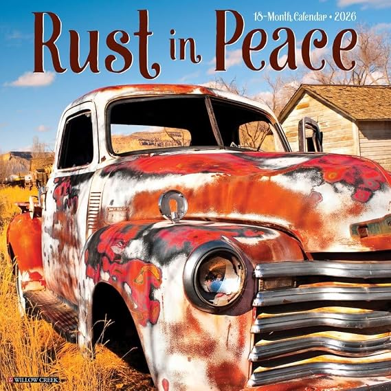 Willow Creek Press, Rust in Peace 2026 Wall Calendar