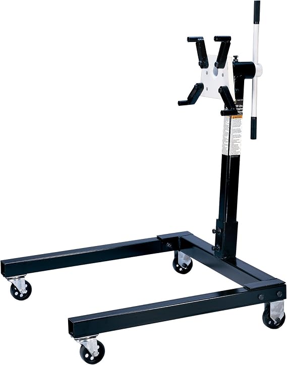 Omega 31250 Black U-Type Engine Stand - 250 lb. Capacity
