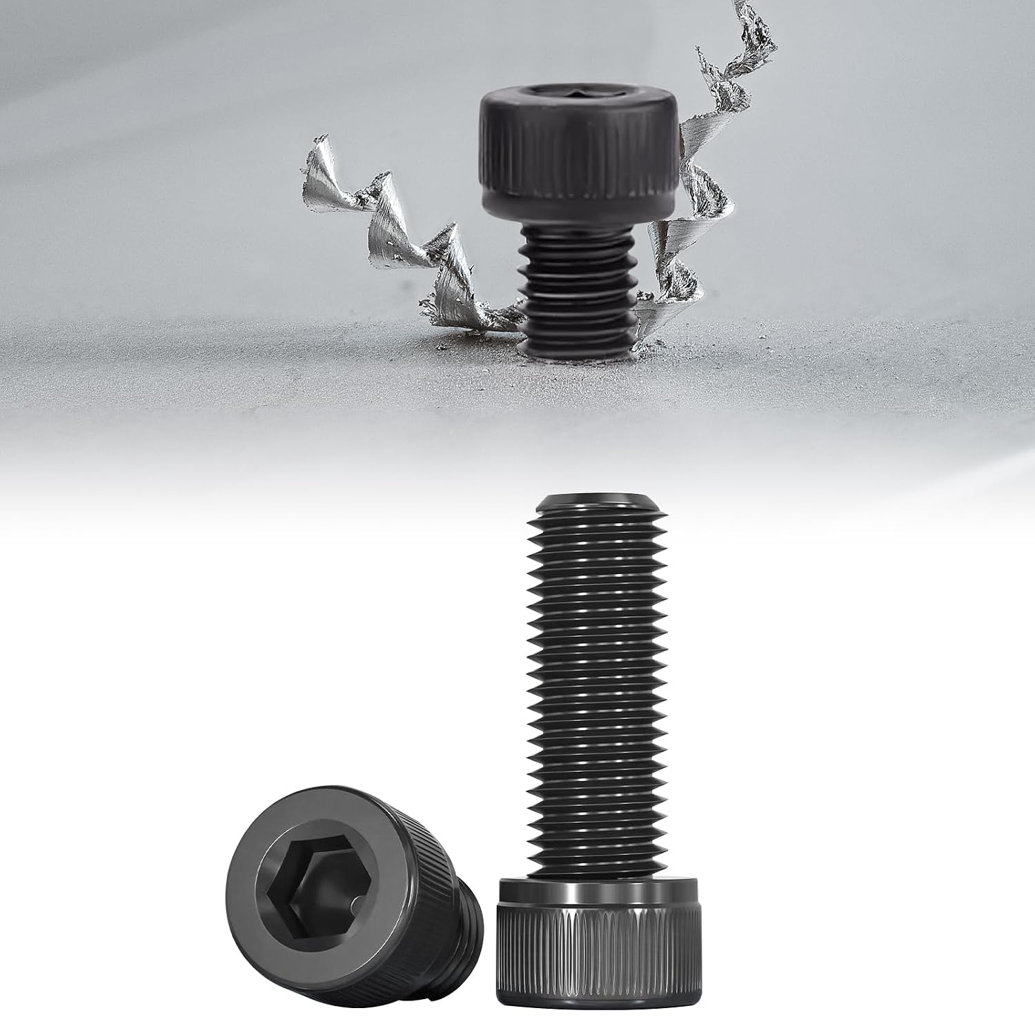 M3 x 20mm Socket Head Cap Screws Bolts 12.9 Grade Alloy Steel Metric Machine Hex Socket Screw, Black Oxide Finish, Fully Threaded, 50PCS