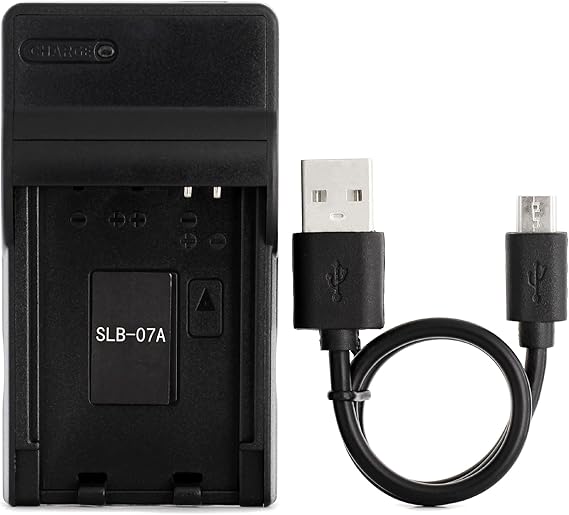 Norifon SLB-07A USB Charger for Samsung PL150, PL151, ST45, ST50 | Compaitible with Samsung ST500, ST550, ST560, ST600, TL100, TL210, TL220, TL225, TL90 Camera