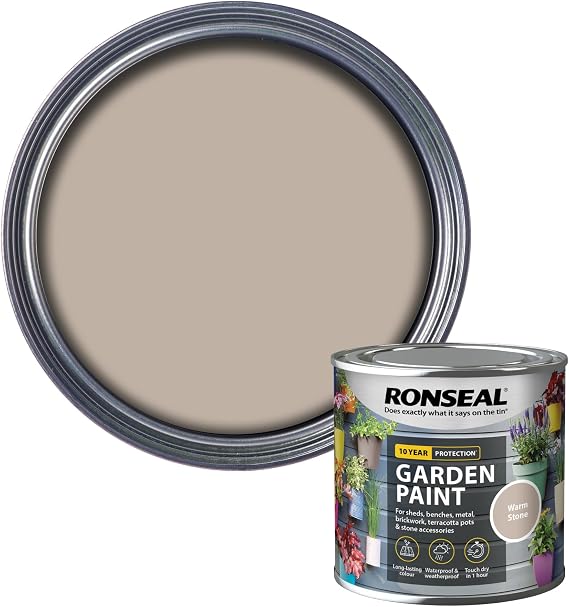 Ronseal - Garden Paint Warm Stone 250ml