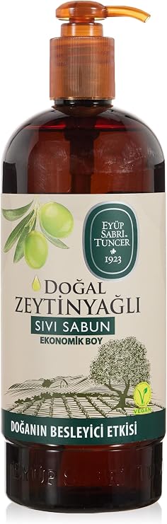 Eyüp Sabri Tuncer Natural Olive Oil Liquid Soap 750 ml Pet Bottle (1 x 750 ml)