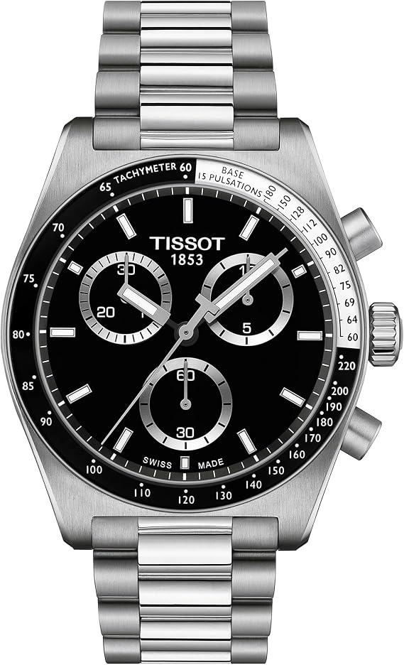 TISSOT PR516 T1494171105100 Men's Bracelet, Black Dial
