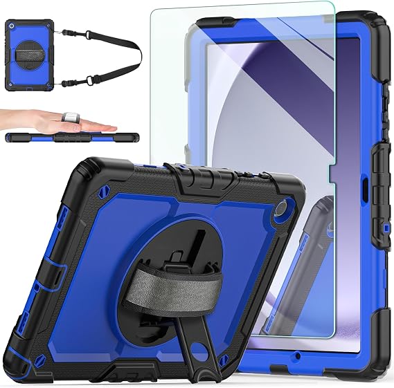 Ambison Case for Samsung Galaxy Tab A9 Plus 11'' 2023, Blue