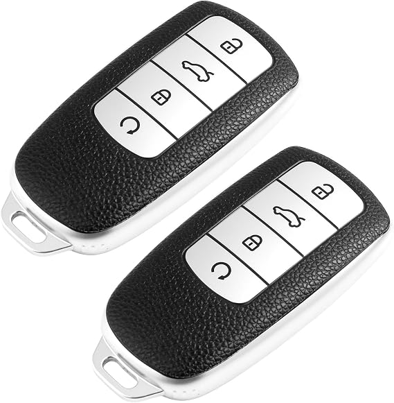 2Pcs Car Smart Key Fob Case Soft TPU Remote Key Fob Cover for Chery Omoda 5, omoda key cover, apply to Tiggo 8 Plus - Durable, Scratch-Resistant Remote Key Fob Protectors, Car Key Cover ﻿
