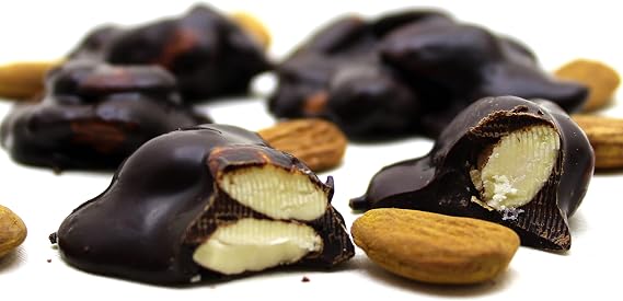 Dark Brown Chocolates & Confections Roş Çikolata Bademli 750 Gram Bitter Roche Çikolatası