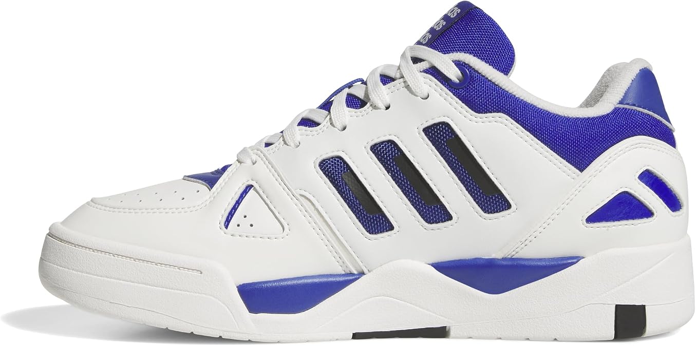 adidas Men's Midcity Low Shoes, core White/semi Lucid Blue/core Black, 12 UK
