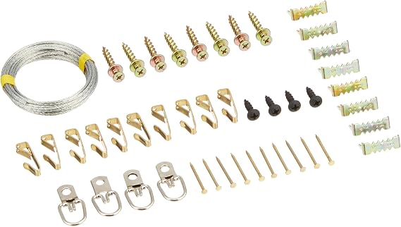Hangman Hanger Picture Hanging Kit 100 lb. 45 pc.