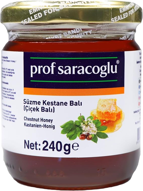 Prof Saracoglu Strained Chestnut Honey 240g