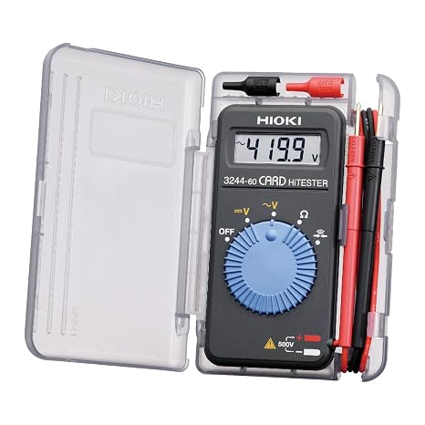 HIOKI 3244-60 Tester, Digital Multimeter, DMM, Card High Tester, Made in Japan, Voltage Resistance, Conduction, Electrical Measurement, Small