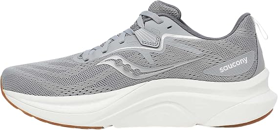 Saucony メンズ Tempus 2 スニーカー、フォッシル/ホワイト、11