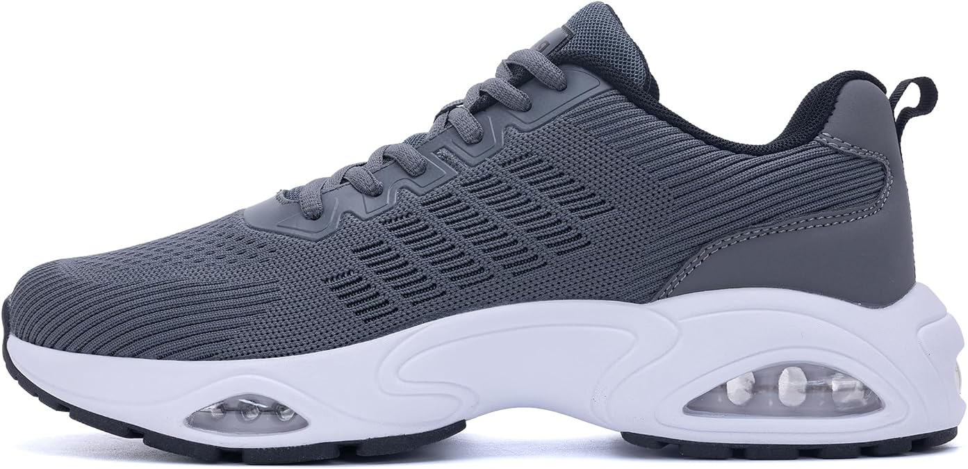 Men's Tennis Running Shoes Breathable Athletic Training Walking Sneakers for Gym Jogging Sports US 7-13