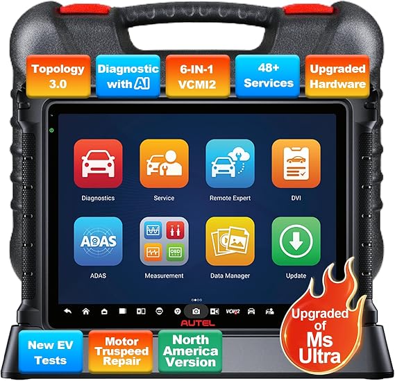 Autel MaxiSYS Ultra S2 Diagnostic Scanner, 6-in-1 VCMI2, Topology 3.0