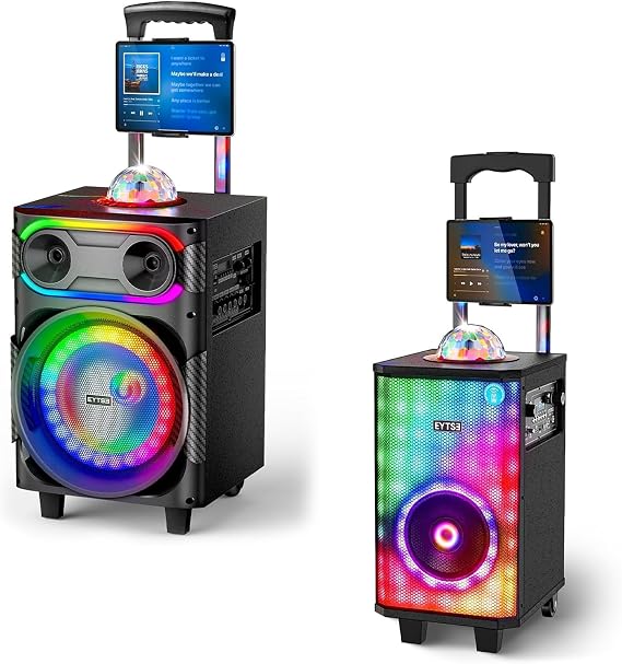 250W Karaoke Machine for Adults with 2 Wireless Microphones and 360W Karaoke Machine for Adults with 2 Wireless Microphones