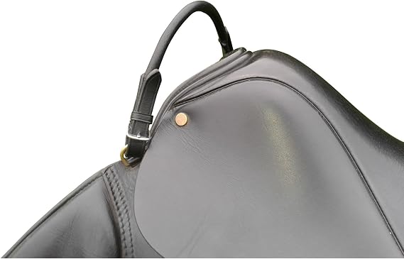 Leather Grab Strap for English Saddle - Safety Handle for Balance & A Secure Seat When Horse Riding