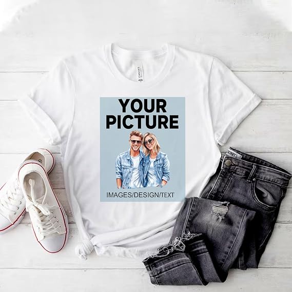 Noni Custom Dtf Transfers Ready to Press, Logo Photo Text/Images Iron On Letters for Clothing T-Shirt, Logo Iron On Decals Heat Transfer Sticker for Clothes Bag DIY Decorations