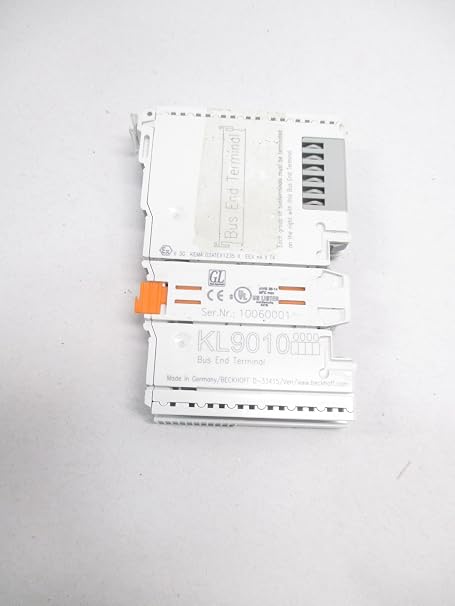 BECKHOFF KL9010 24VDC,25 to +60 Degree C, Bus END Terminal, for Bus Communication, Right Hand