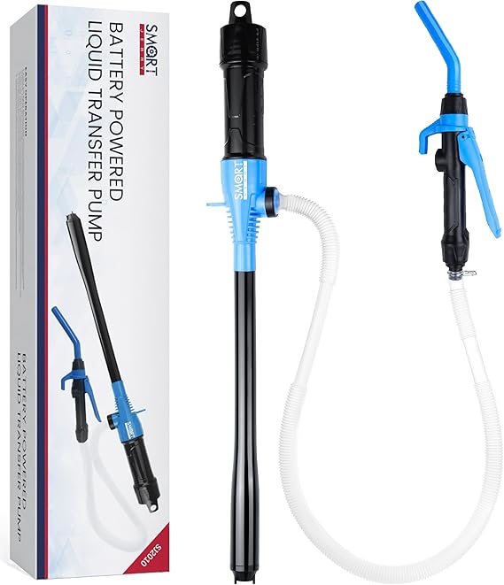 Cordless Fuel Transfer Pump Battery Powered Fluid Transfer Pump, 2.8 GPM