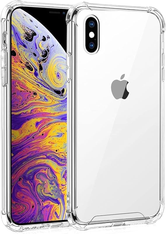 Whioltl Case For iPhone XS Max, [Anti-Yellow] [Camera Care Protection] Shockproof Smartphone Cover, Rreinforced Corner Phone case for iPhone XS Max Funda Coque Hülle - Crystal Clear