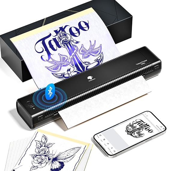 Phomemo TP81 Tattoo Stencil Printer, Wireless Bluetooth Portable Thermal