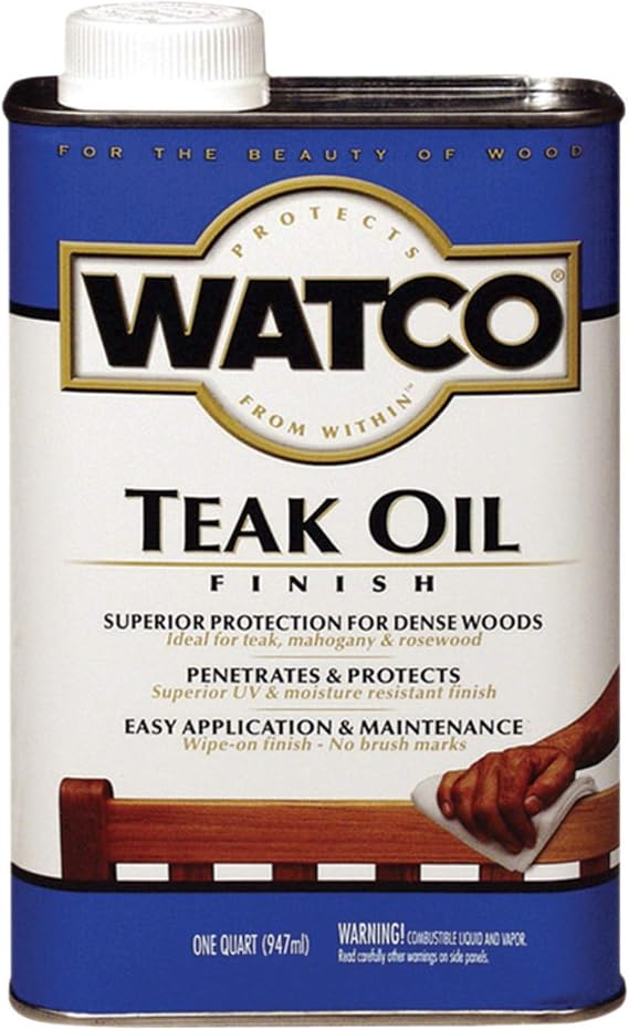 RUST-OLEUM Finish Teak Oil Quart A67141
