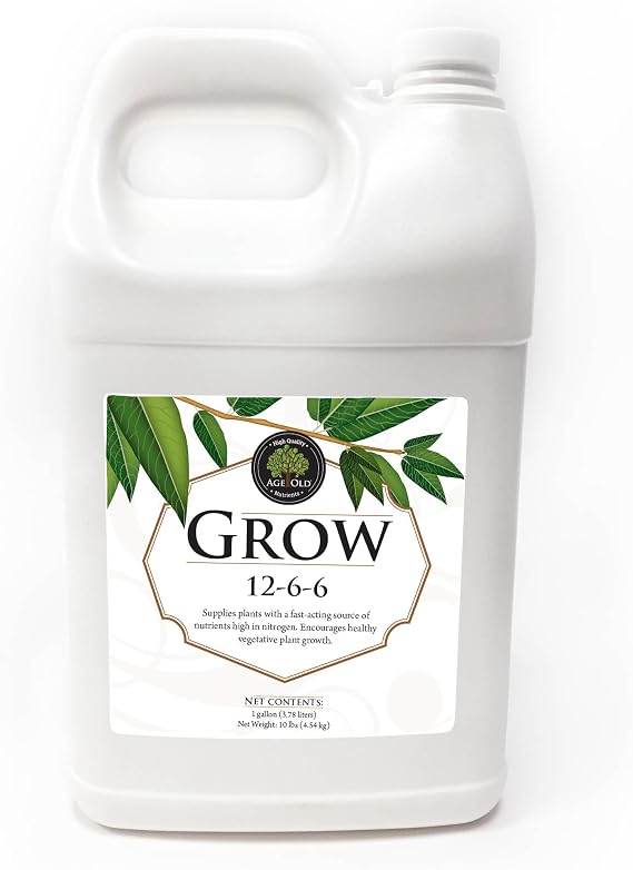 Grow Natural Based Liquid Fertilizer, 1-Gallon