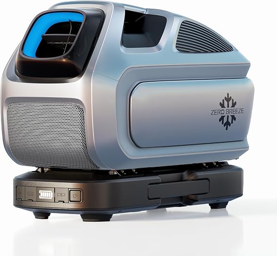 Mark 3 Portable Air Conditioner,Camping Air Conditioners of Cooling and Heating with One AC Battery, Portable Air Conditioners for Car,Outdoor,Rvs,Camping,Small Rooms,Fishing or Pet Use